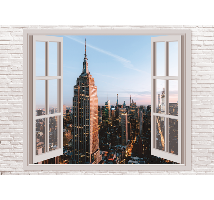 Fototapete new york empire state blick - TenStickers