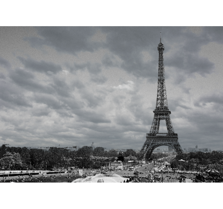 Fototapete paris mit blick auf den eiffelturm - TenStickers