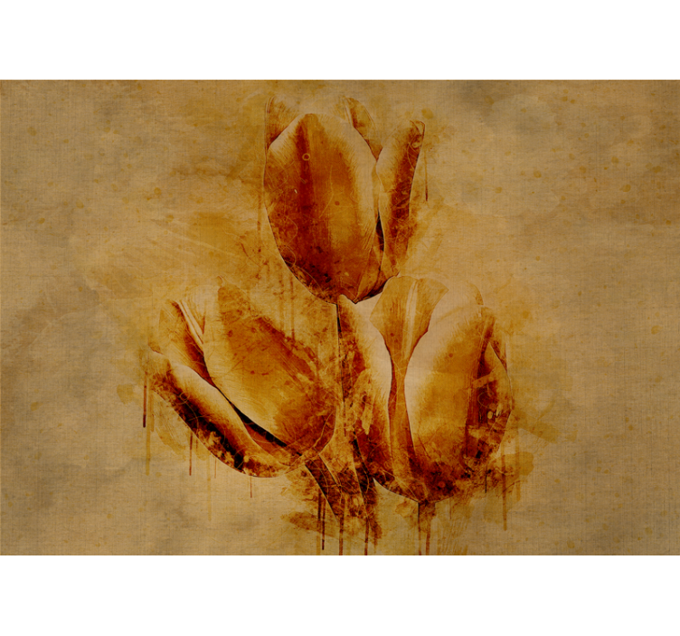 Fototapete blumen elegantes tulpenarrangement - TenStickers