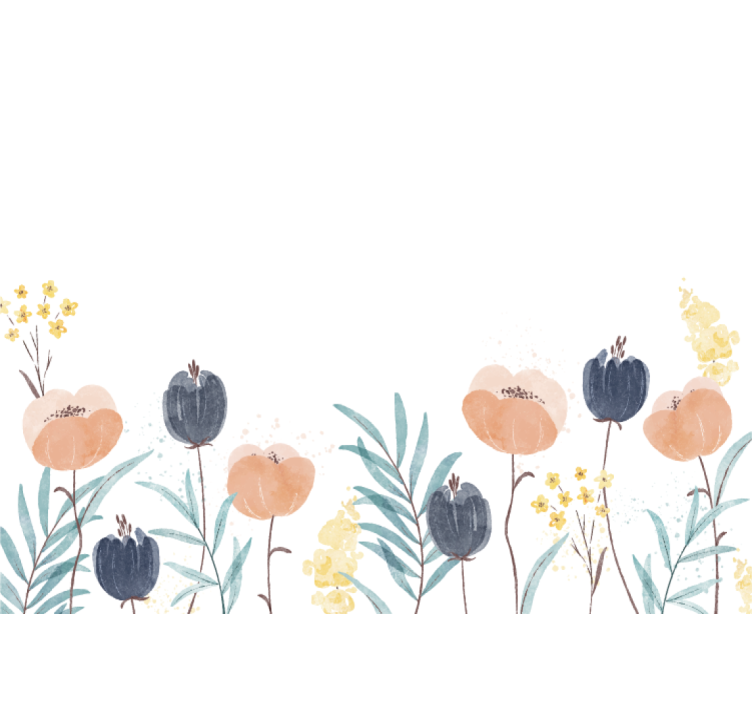 Fototapete blumen zauberhafte blumenkomposition - TenStickers