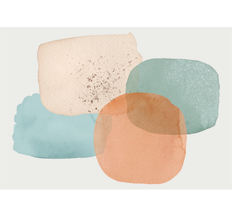 Fototapete Eingang Erdfarben minimalistisches Design - TenStickers