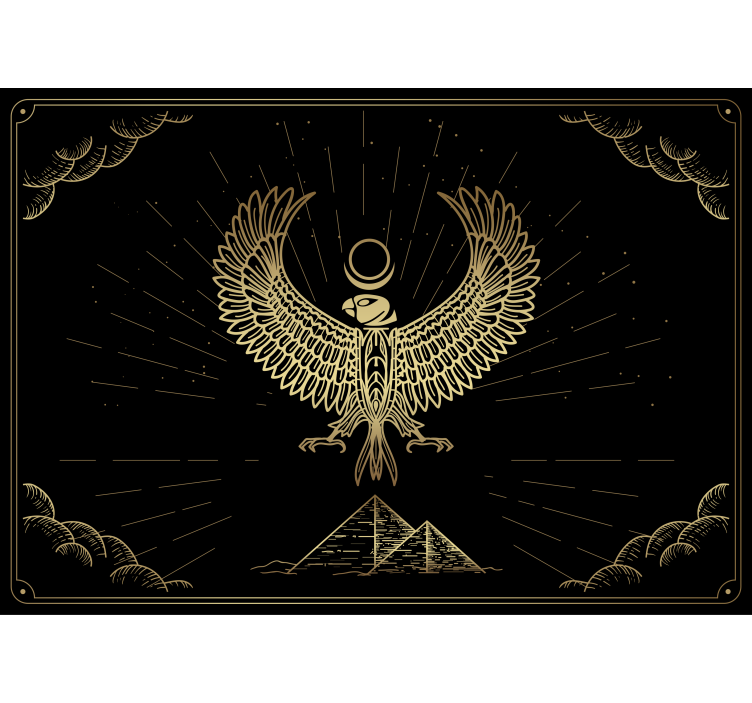 Fototapete tiere adler wappen design - TenStickers