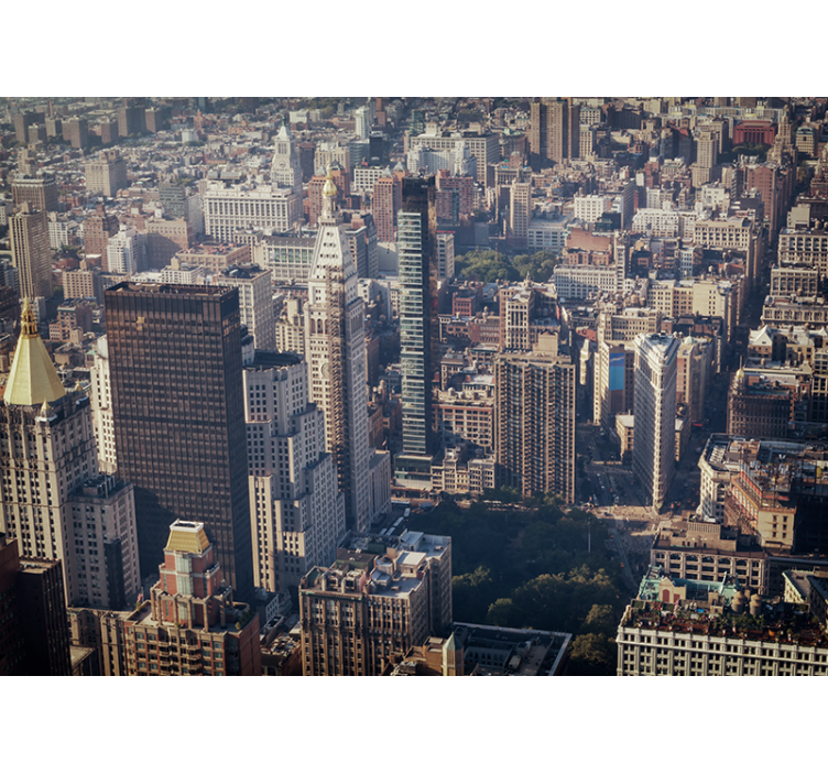 Fototapete städte urbaner blick - TenStickers