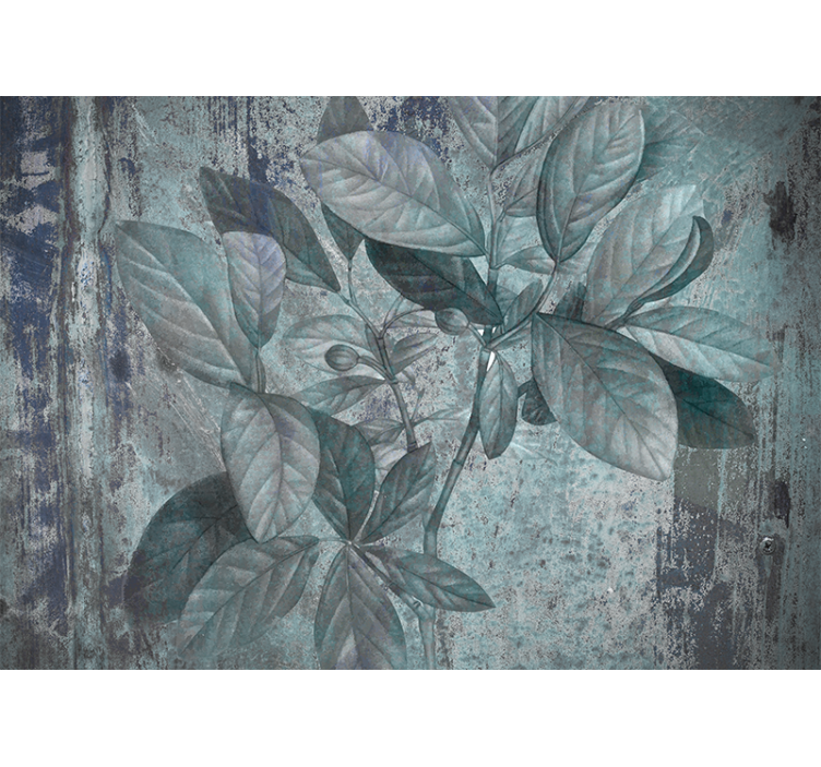 Fototapete natur blattgrüne sprösslinge - TenStickers