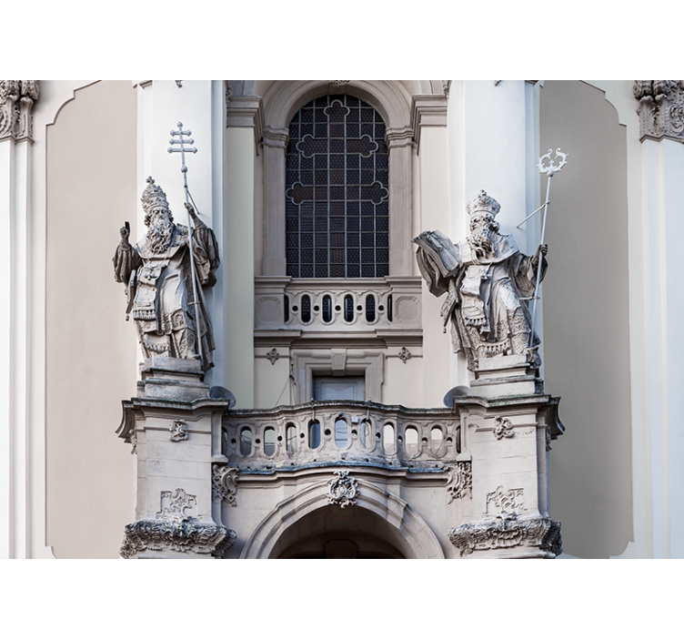 Fototapete klassische kunst königsstatuen - TenStickers