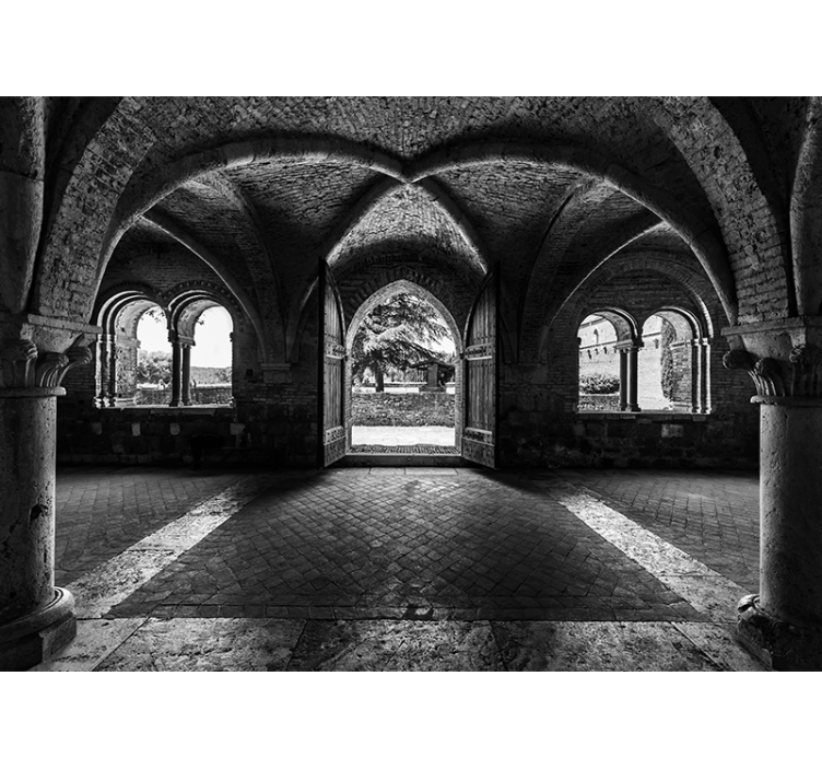 Fototapete städte historischer torblick - TenStickers