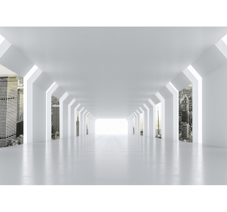 Fototapete 3D Effekt new york city - TenStickers