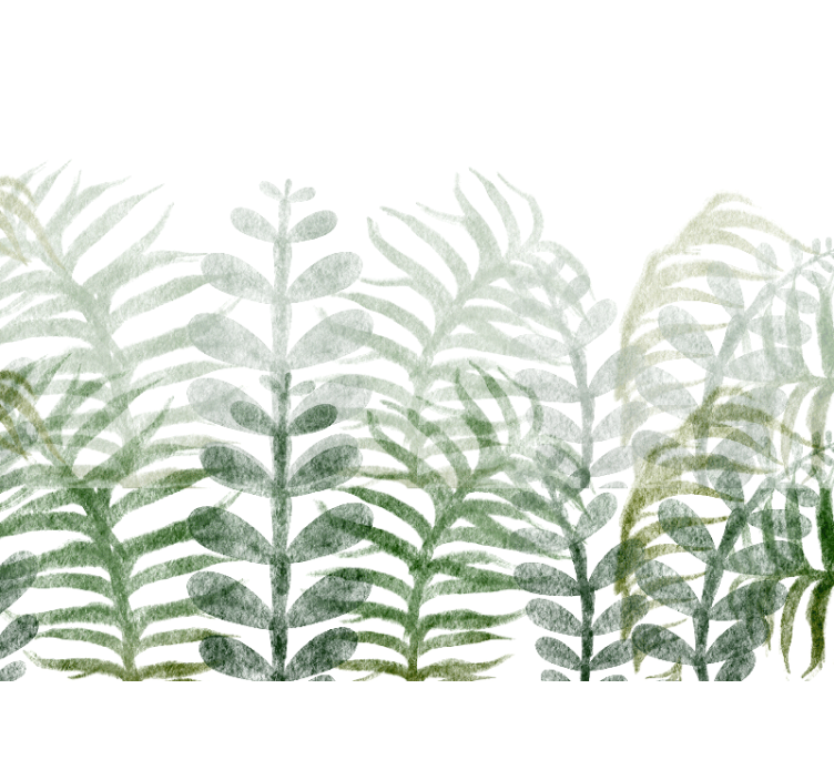 Fototapete natur blattmuster - TenStickers