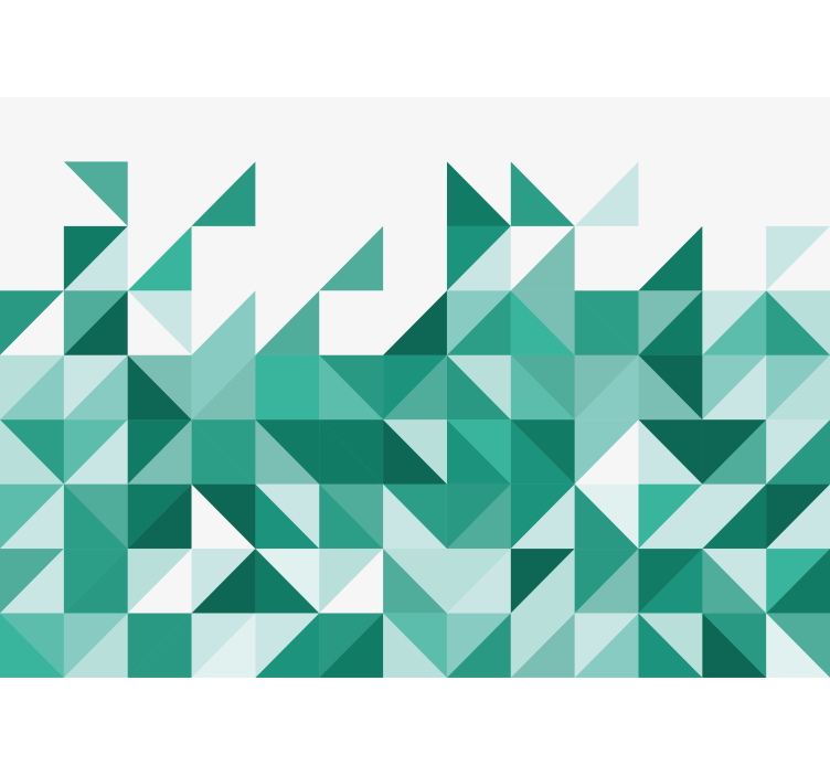 Fototapete abstrakt mit geometrischem dreiecksmuster - TenStickers