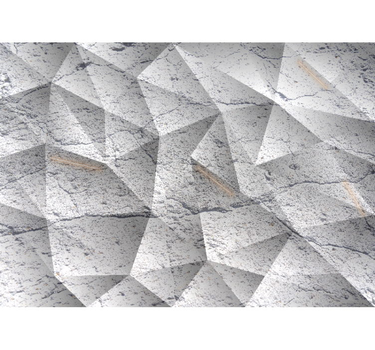Fototapete muster im geometrischen steinlook - TenStickers