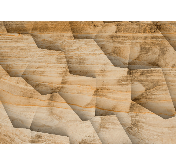 Fototapete muster geometrische steinmuster - TenStickers