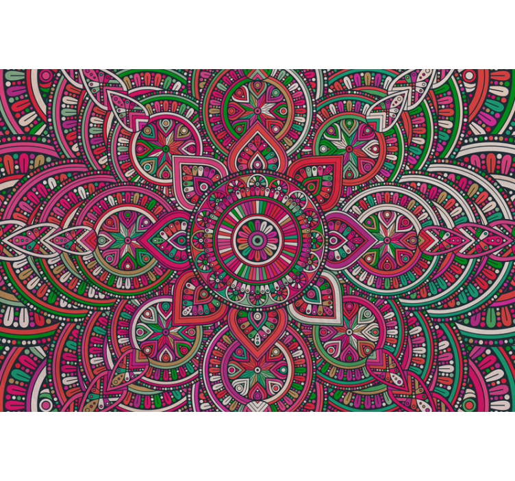 Boho-mandala-kunst-wandmalereien - TenStickers