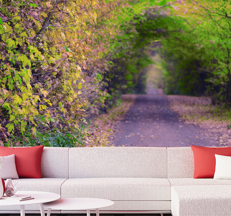 Fototapete 3D 3d-effekt in der grünen höhle - TenStickers