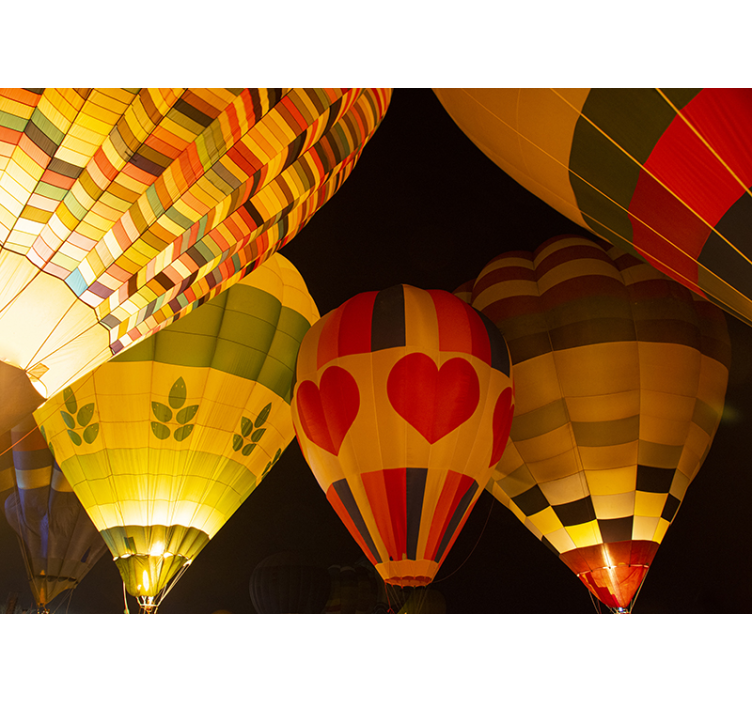 Weiterre Fototapeten herz-luftballons-flug - TenStickers