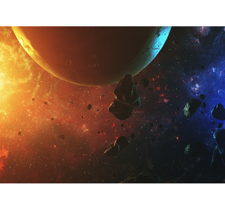 Fototapete Wasserfall himmlische gründarstellung - TenStickers