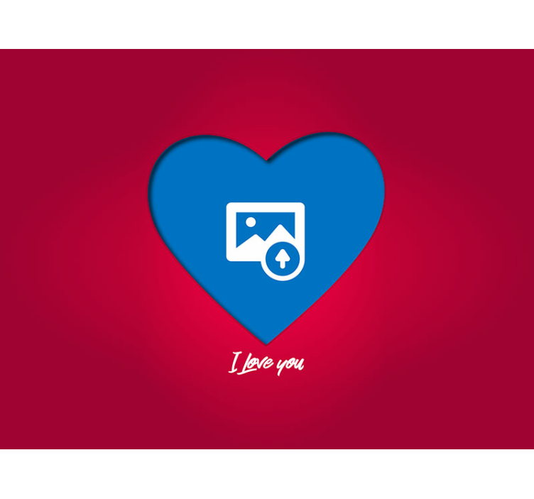 Fototapete Liebe herzliche verbindung - TenStickers