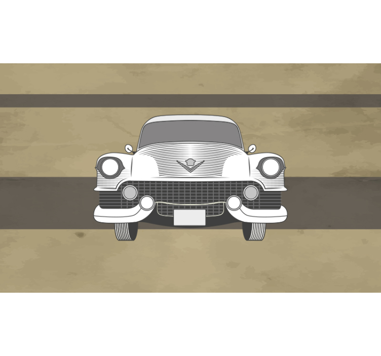 Fototapete Vintage Klasse von 51 cadillac - TenStickers