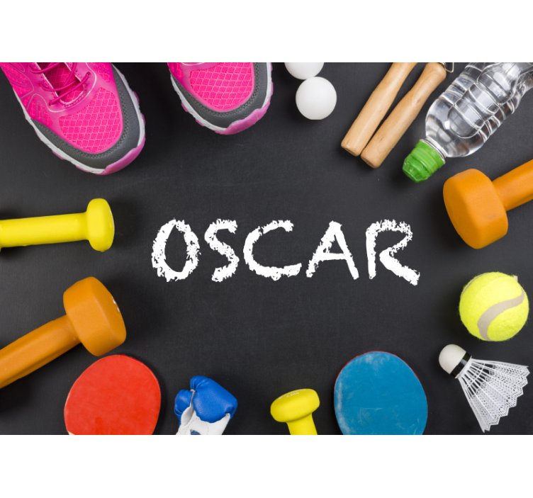 Fototapete Sprüche anzeige der fitness-essentials - TenStickers