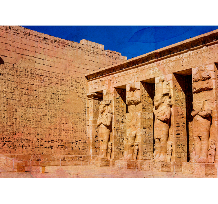 Fototapete 3D Karnak tempel - TenStickers