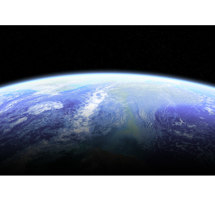 Fototapete Weltraum erde von oben - TenStickers