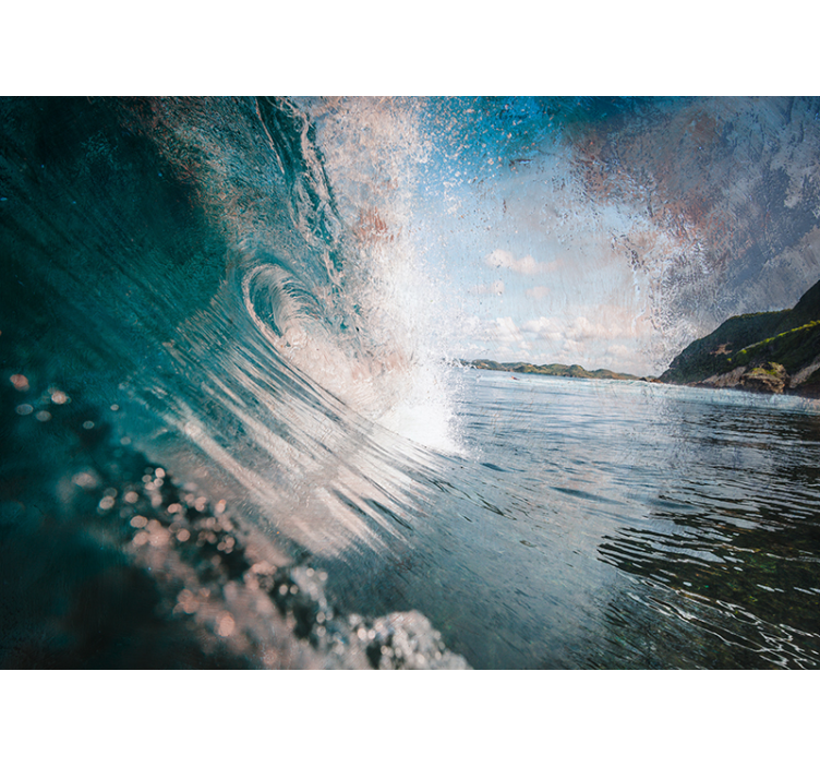 Fototapete Meer energetische meereswoge - TenStickers