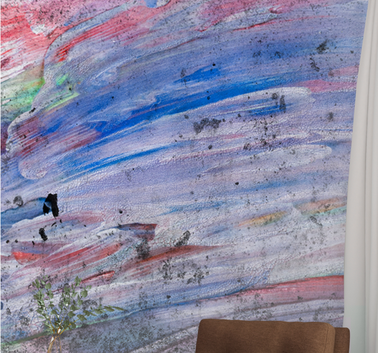 Fototapete abstrakt dynamische farbwirbel - TenStickers