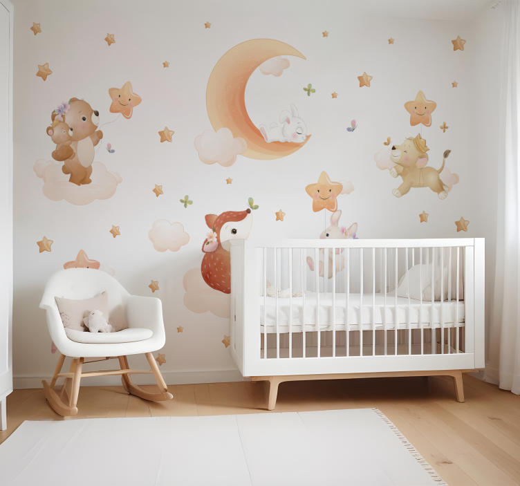 Fototapete Babyzimmer süsse träume - TenStickers
