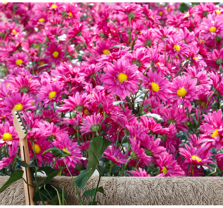 Fototapete blumen pinke blumenexplosion - TenStickers