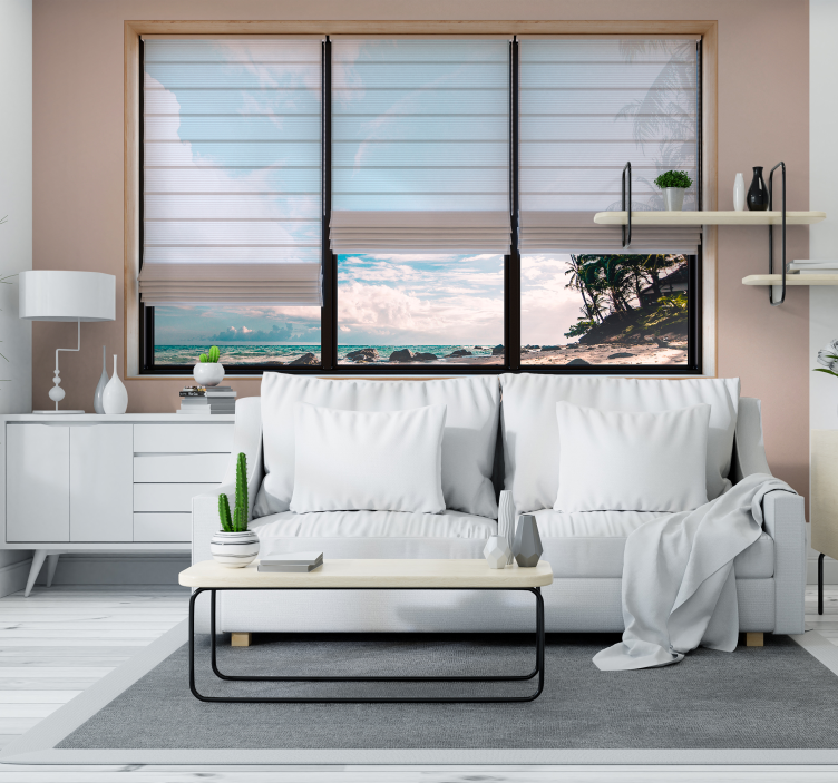 Fototapete Landschaft küstenblick - TenStickers