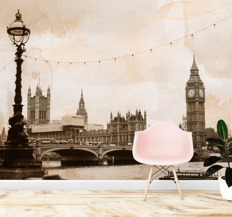 Fototapete London historische londoner skyline - TenStickers