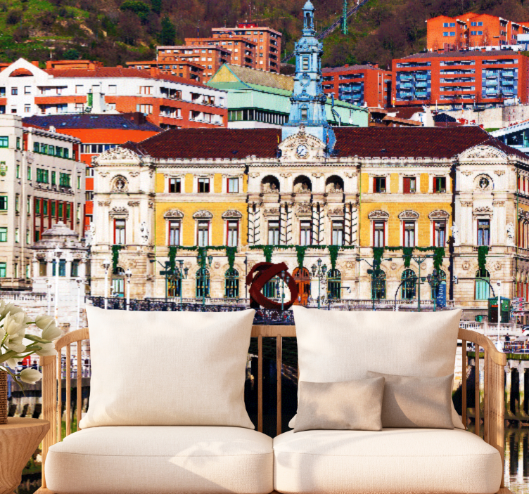 Fototapete madrid historische architektur von bilbao - TenStickers