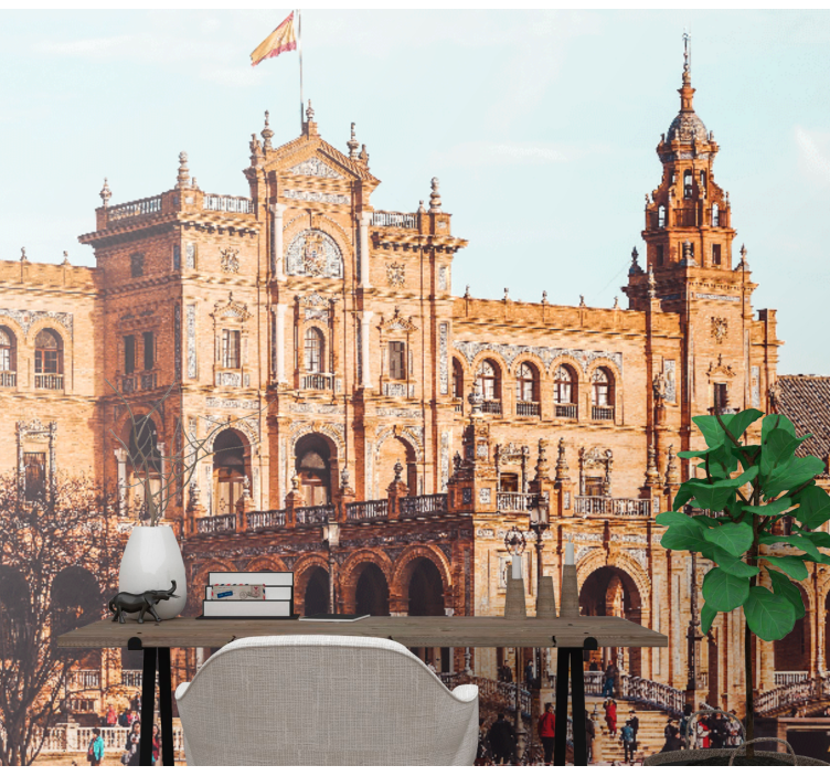 Fototapete madrid historische spanische architektur - TenStickers