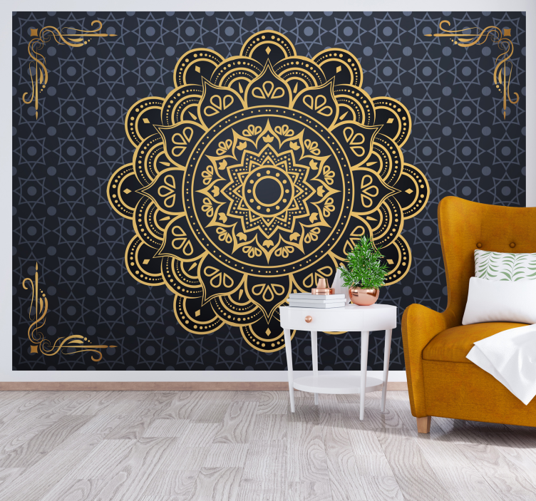 Fototapete mandala elegante mandala kunst - TenStickers