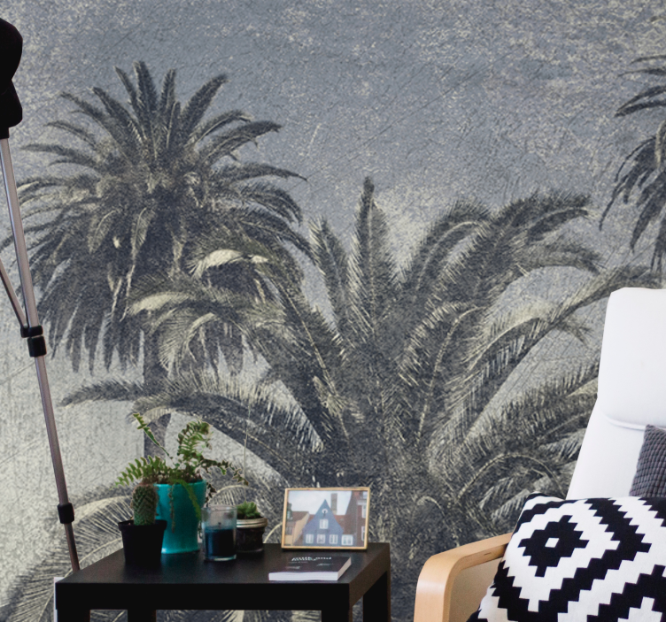 Fototapete natur palmenoase - TenStickers