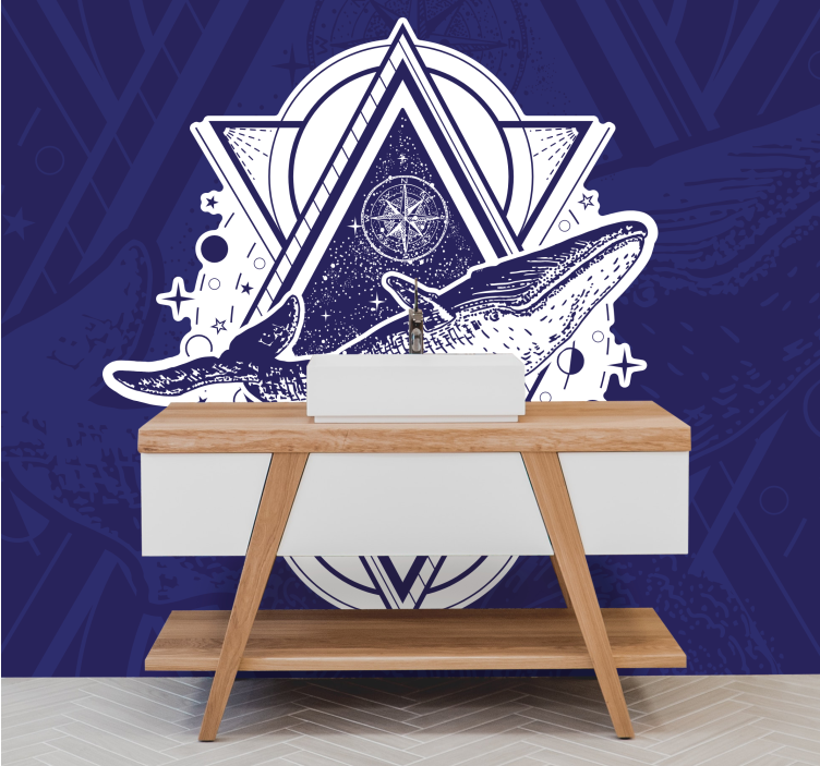 Fototapete tiere im majestätischen walfischdesign - TenStickers