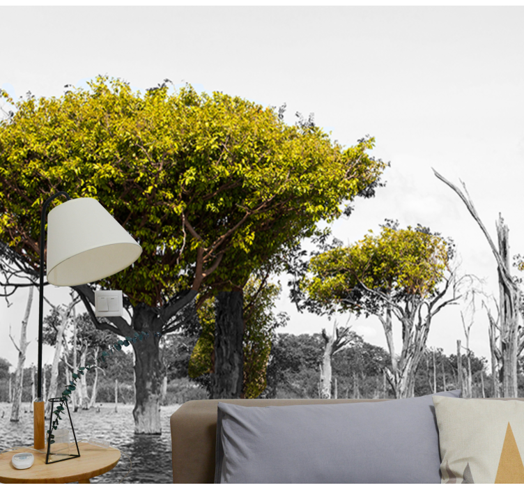 Fototapete Afrikanisch große trockene bäume - TenStickers