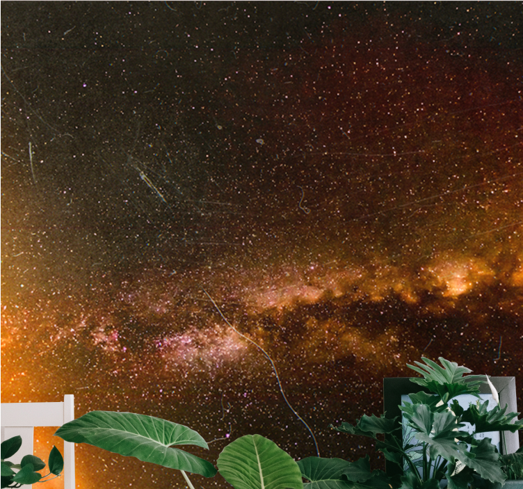 Fototapete weltraum kosmischer galaxienzauber - TenStickers