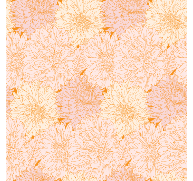 Untersetzer mit floralen motiven - TenStickers
