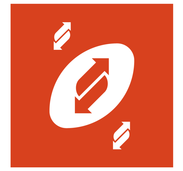 Vintage untersetzer mit kreisförmigem pfeilsymbol - TenStickers