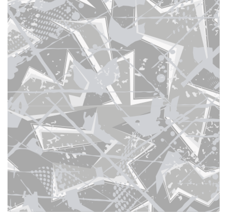 Untersetzer mit abstraktem geometrischem muster - TenStickers