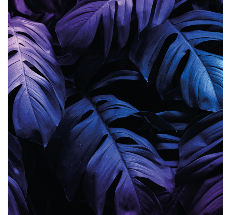 Untersetzer mit üppigen blattmotiven - TenStickers