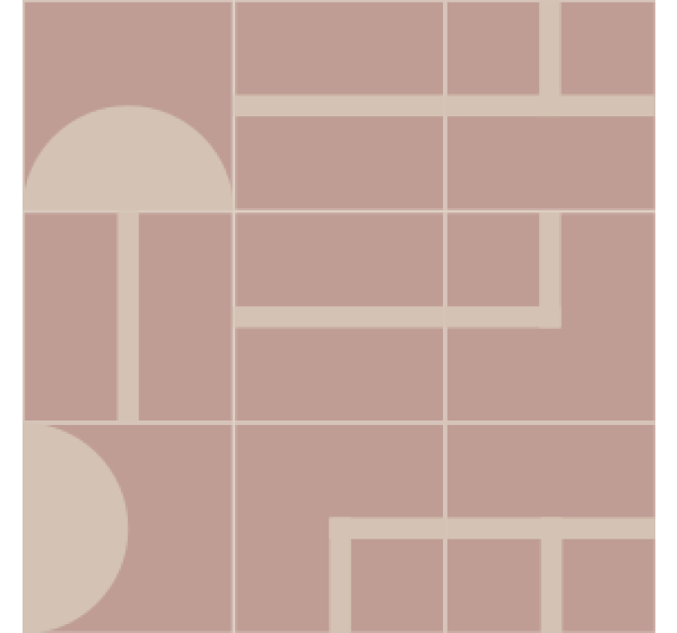 Untersetzer geometrisch gemusterte oberfläche - TenStickers