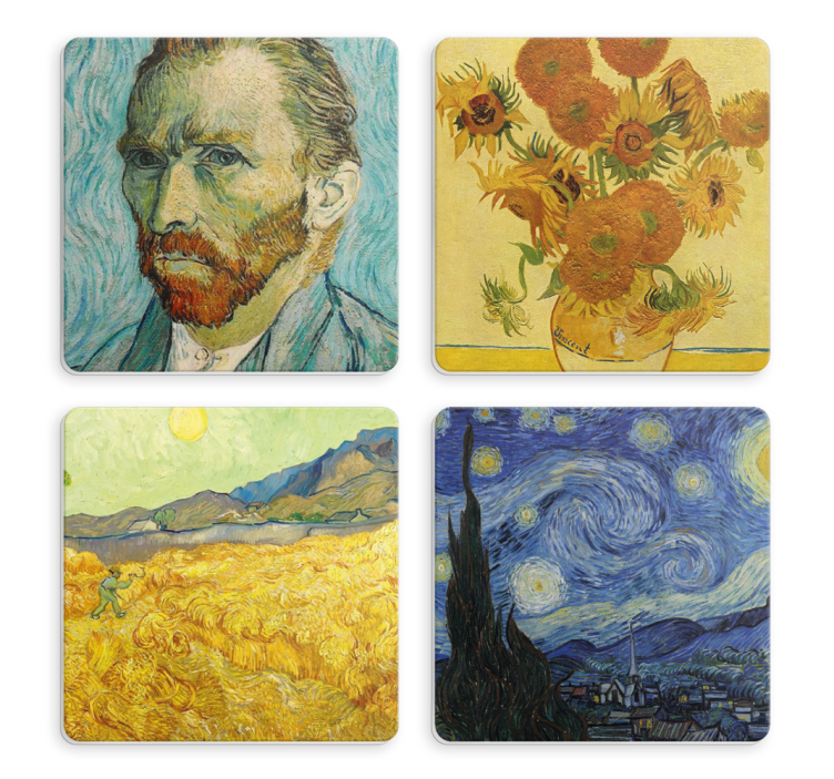 Untersetzer van goghs kunst - TenStickers