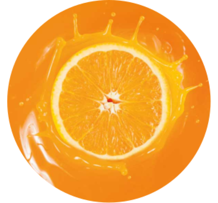Untersetzer für orangensaft - TenStickers