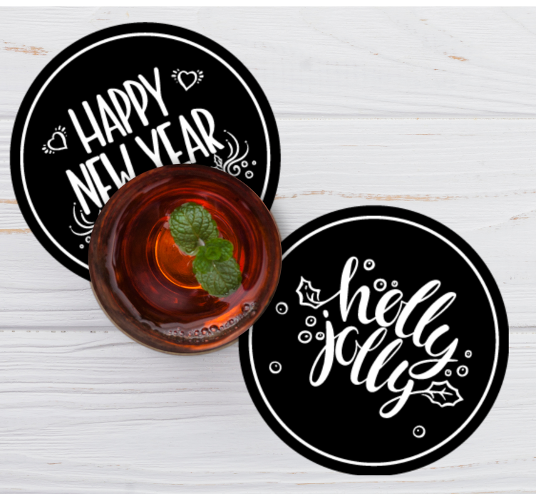 Untersetzer Weihnachten Verschiedene weihnachtssprüche - TenStickers