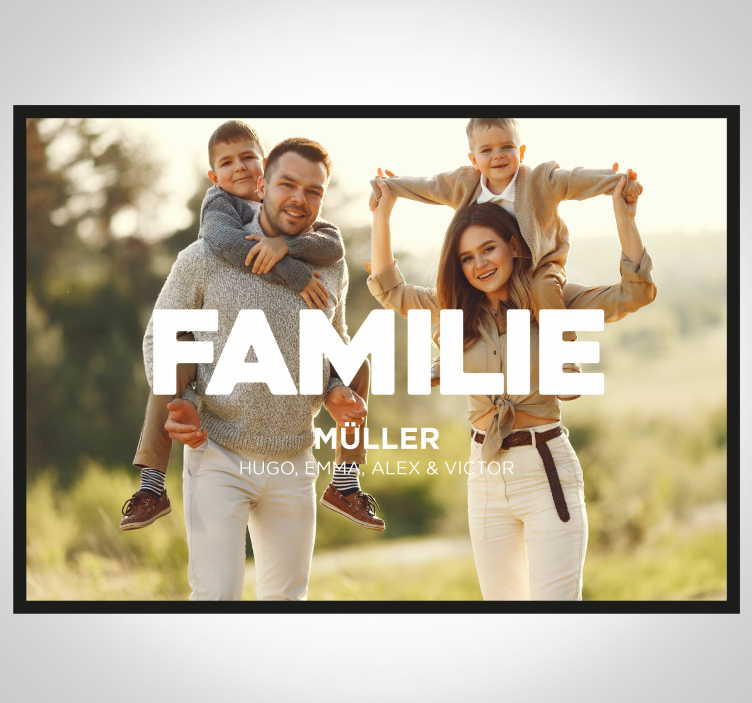Alle Poster familienfoto - TenStickers