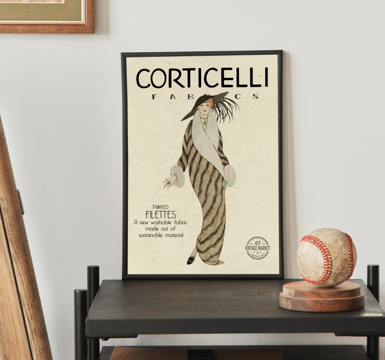 Art-Déco-Plakat mode der 1920er jahre - TenStickers