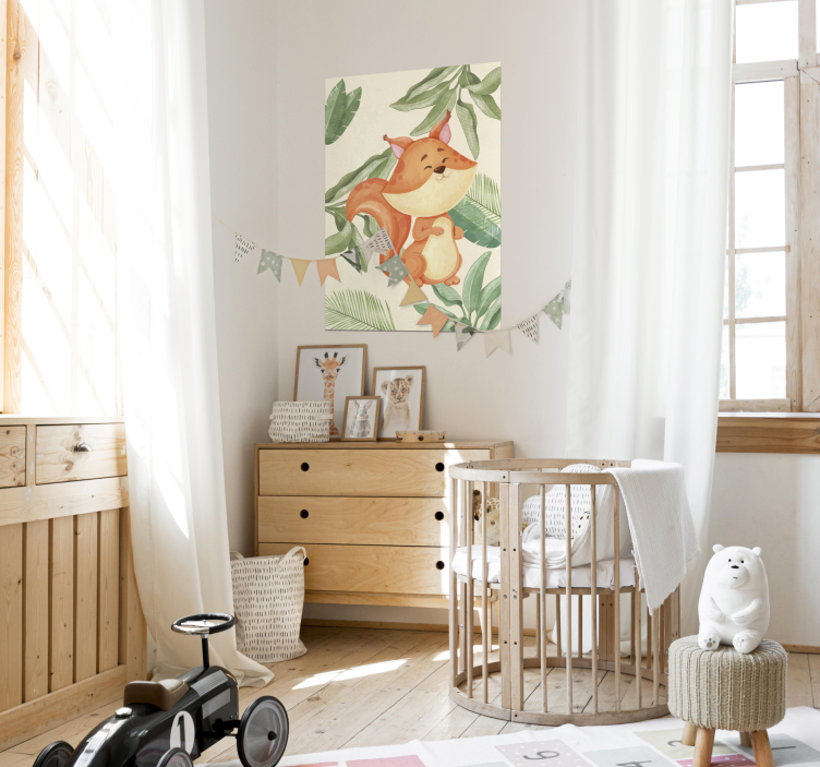 Dschungelfuchs-tierplakatdruck - TenStickers