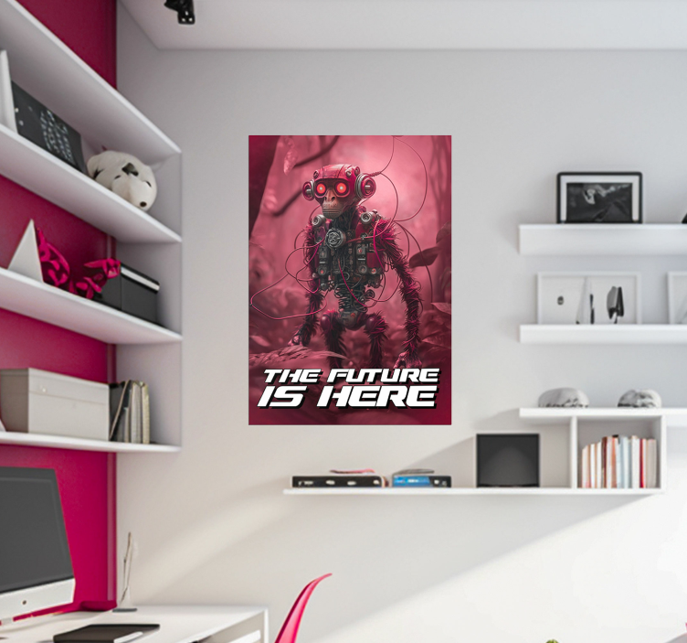 Poster Teenagerzimmer roboteraffe - TenStickers