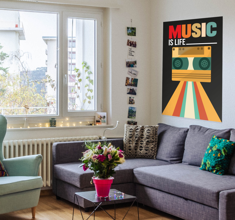 Musikzitat-poster-design - TenStickers
